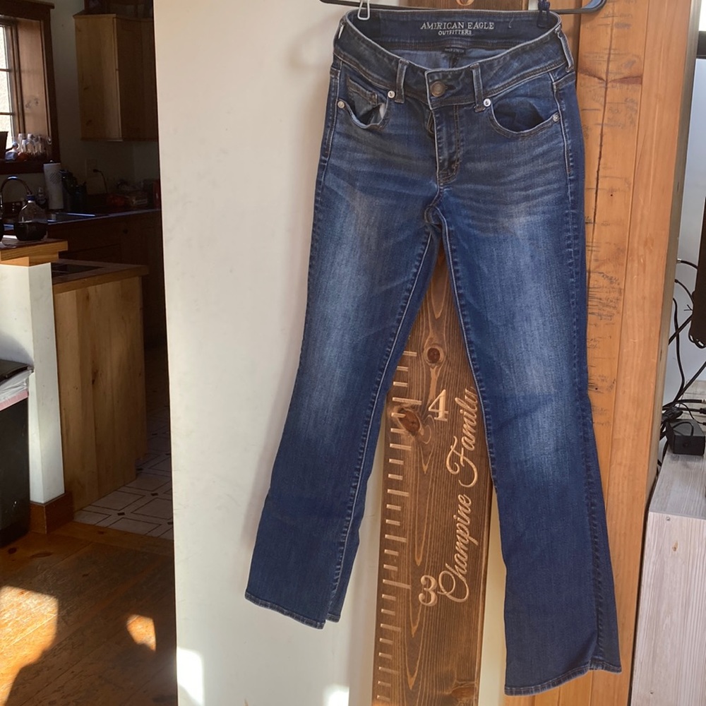 American Eagle super stretch kick boot